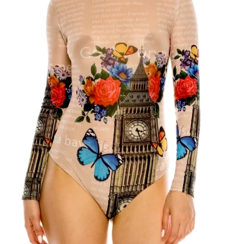 Brand New! Butterfly time bodysuit